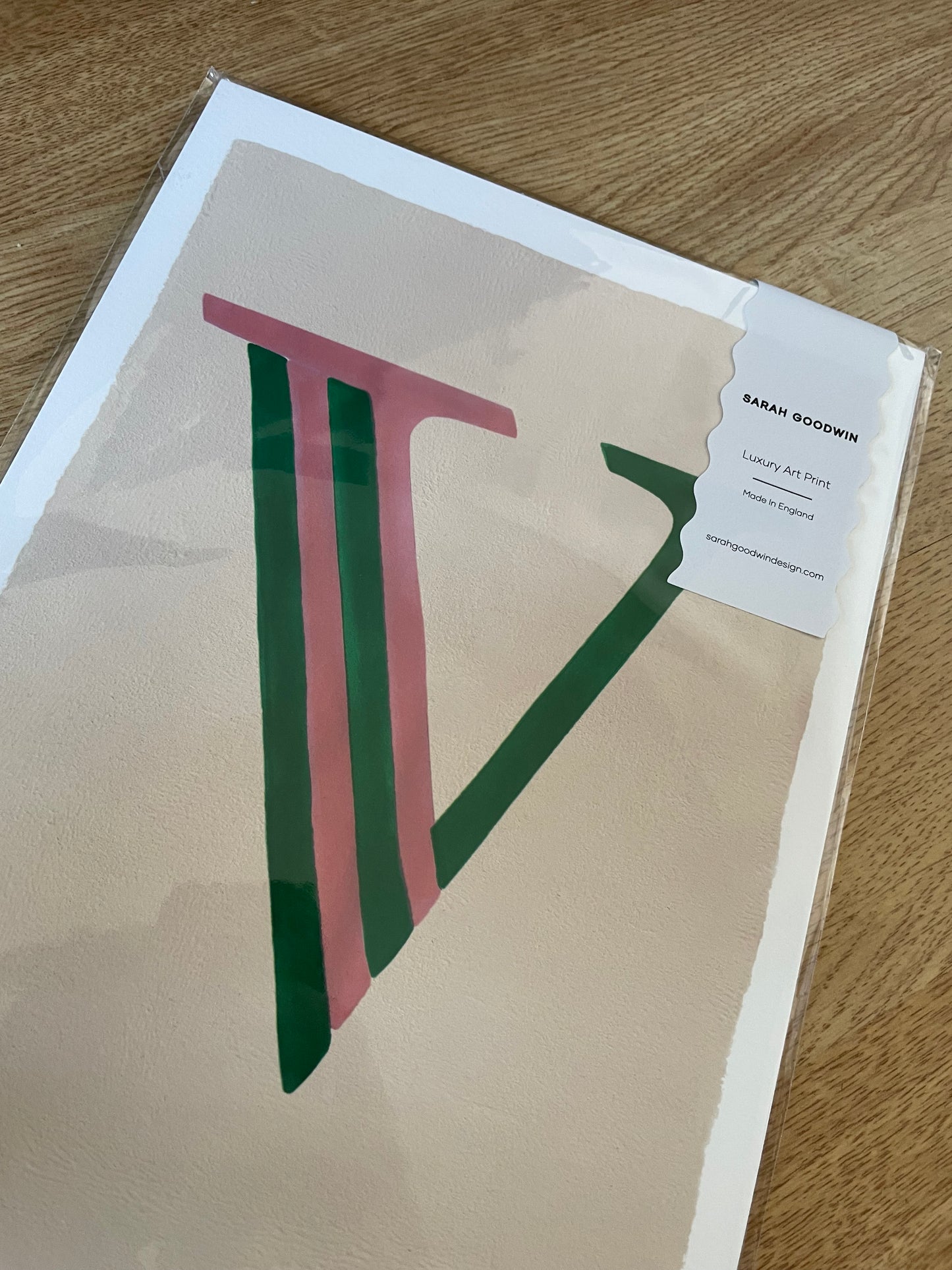 Letter V A4 Sample Prints