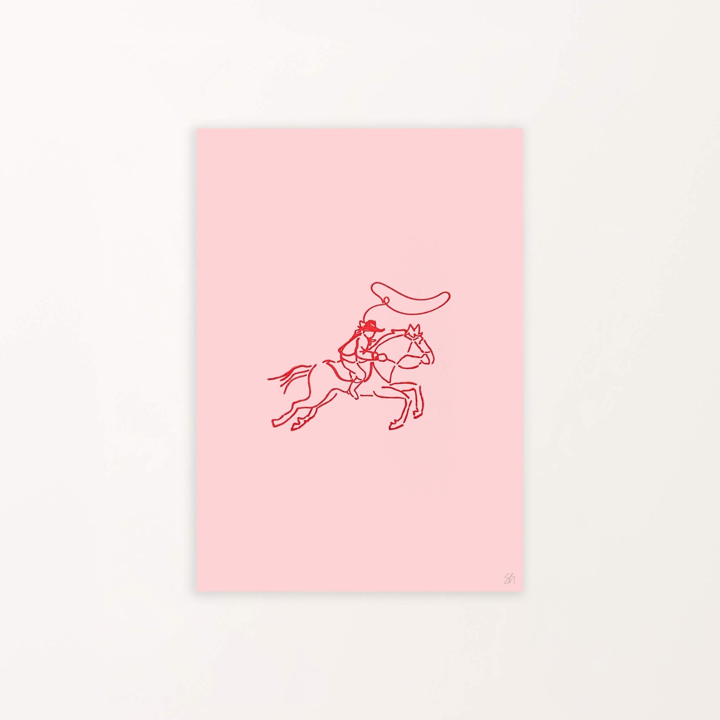 A5 Cowboy Print