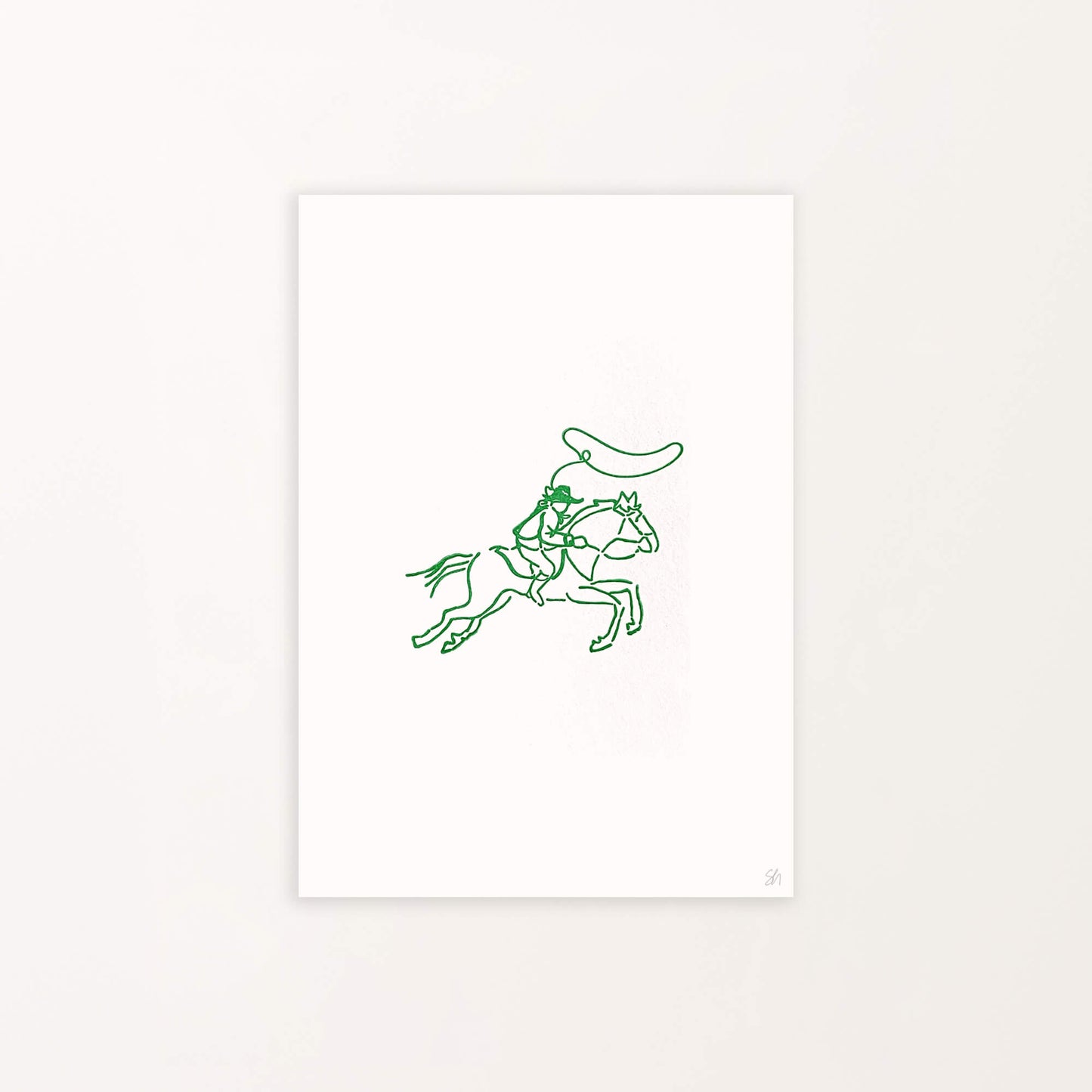 A5 Cowboy Print