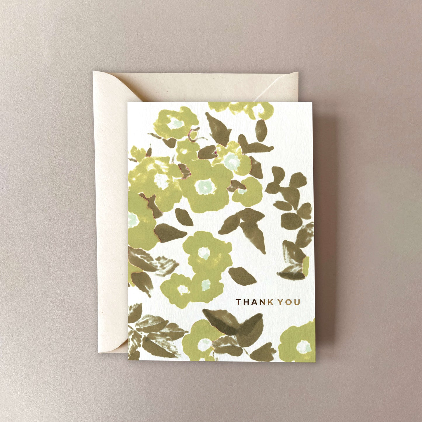 Floral Thank You Card