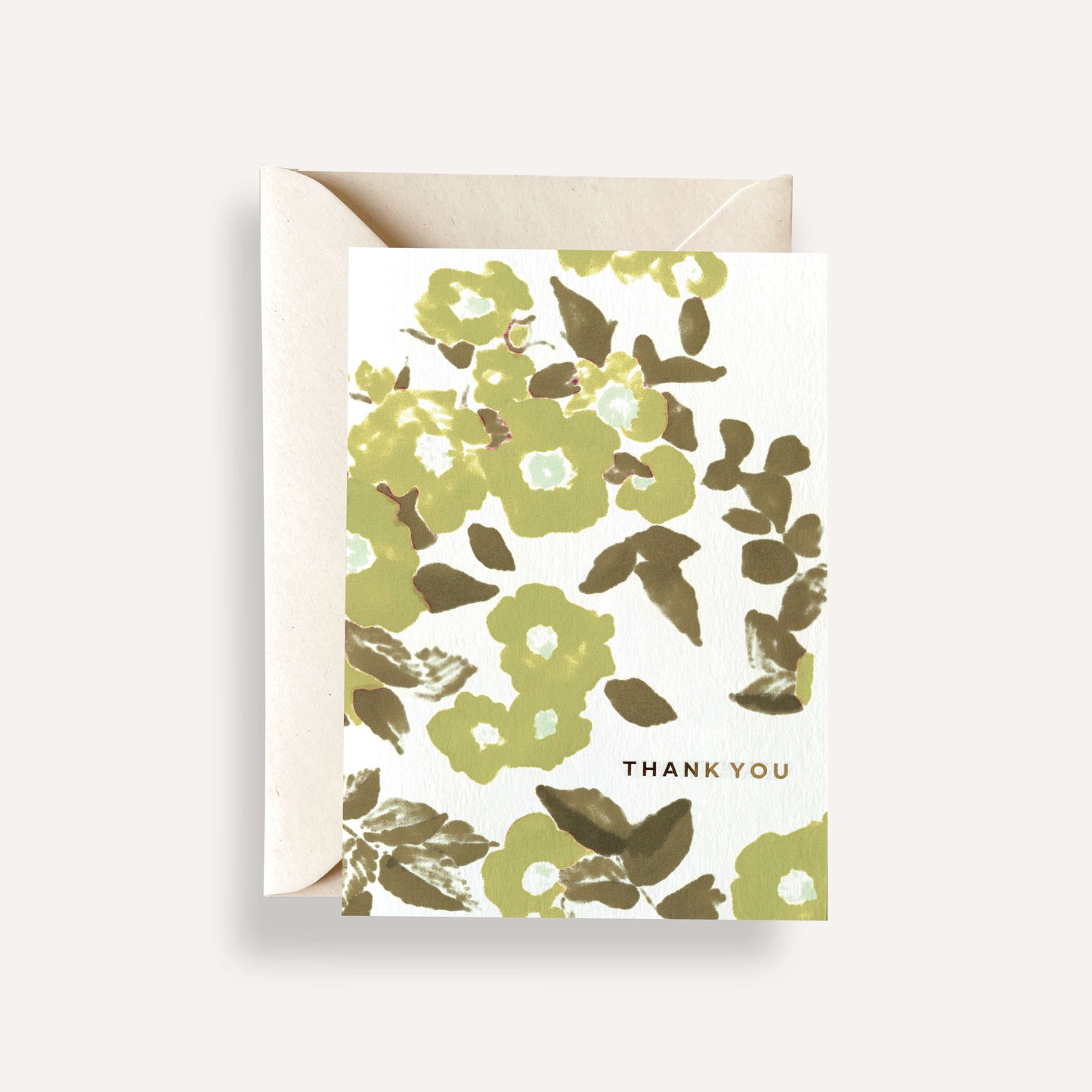 Floral Thank You Card