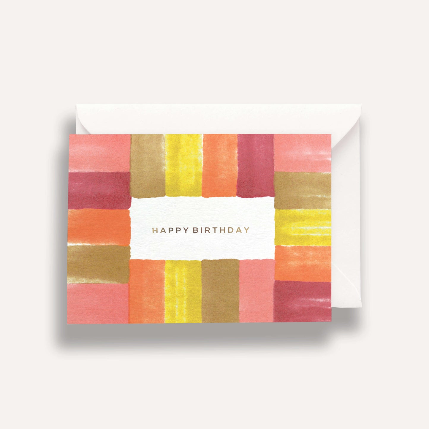 Olive Border Birthday Card