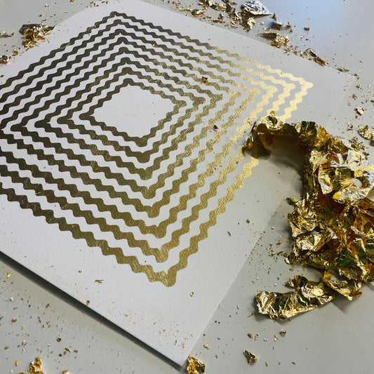 Limited Edition Gold Leaf Ric Rac