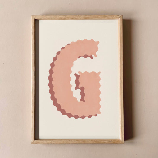 Plaster Pink G A4 Print (Sample)