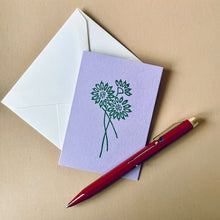 Load image into Gallery viewer, Daisy Hand Printed Card
