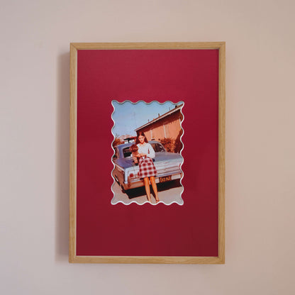 RIC RAC PHOTO MOUNT 6x4"