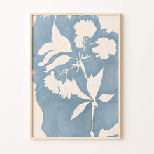 Load image into Gallery viewer, BLOSSOM DUSKY BLUE WALL ART PRINT

