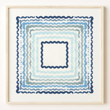 Load image into Gallery viewer, RIC RAC AZURE WALL ART PRINT
