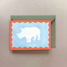 Load image into Gallery viewer, Rhino Birthday Card
