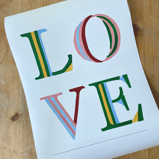 Love A2 Print (Sample)