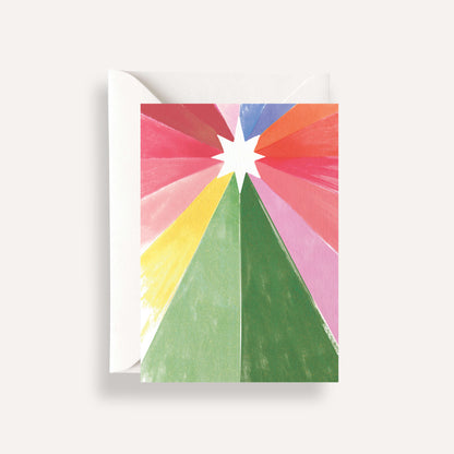Radiant Tree Christmas Card