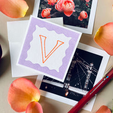 Load image into Gallery viewer, Hand Printed Mini Letter Cards
