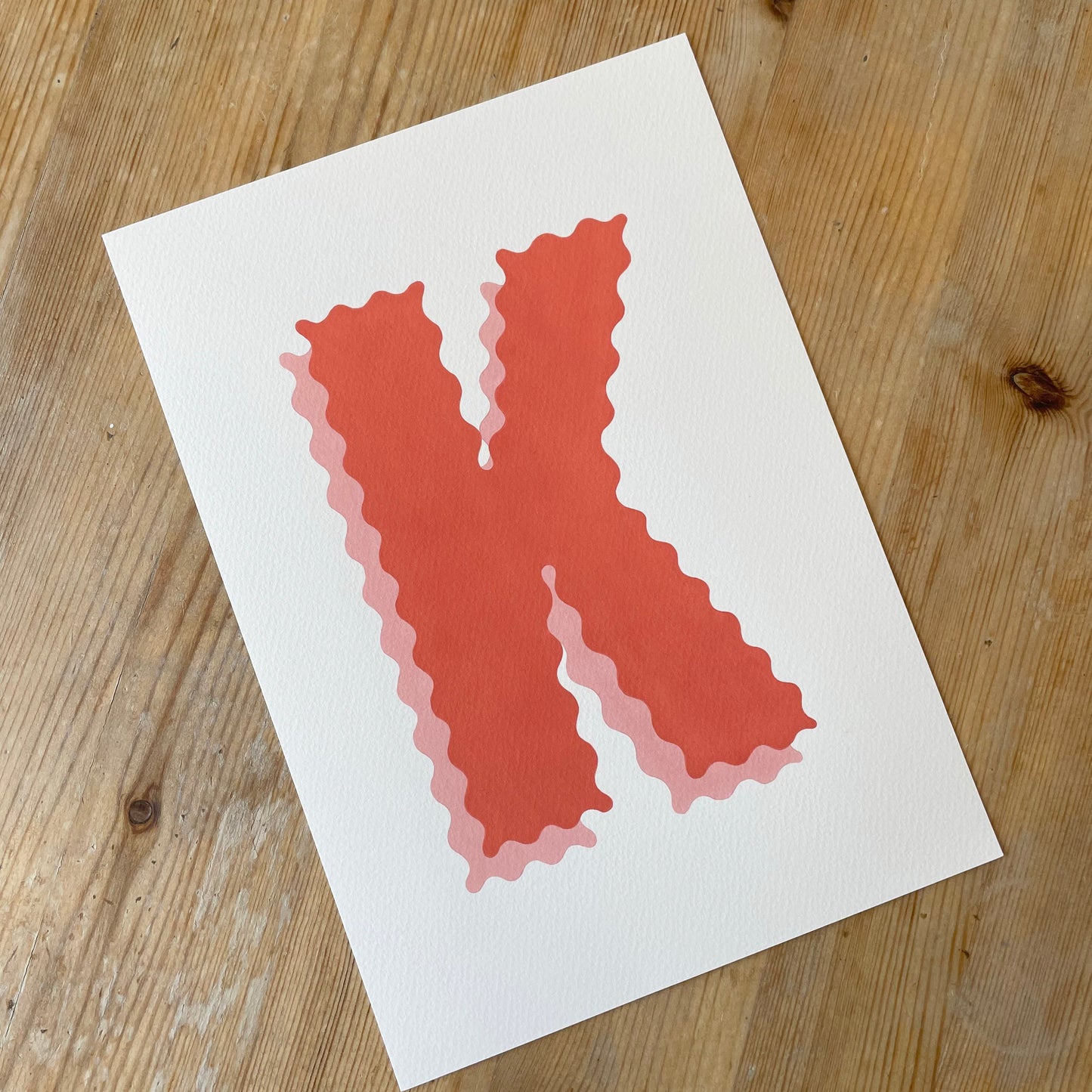 Orange K A4 Print (Sample)